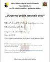 „O putovní pohár starostky obce“